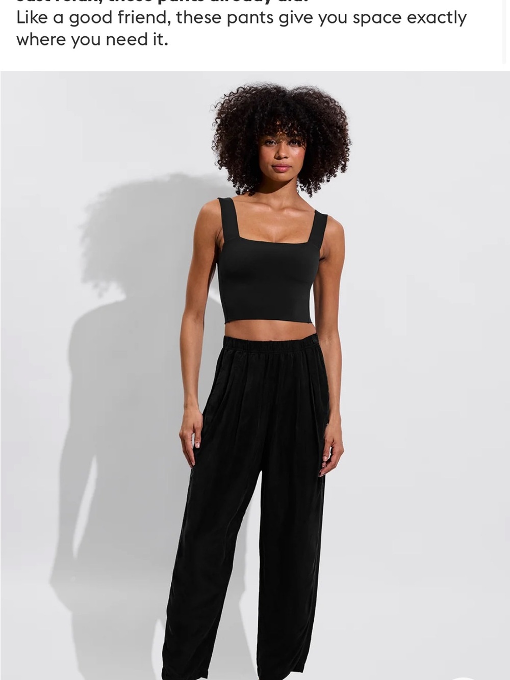 Left On Friday Sunset Pant Jet Black